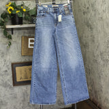 Levi's Womens 728 High Rise Wide Leg Jeans Zip Fly 94417130 Blue 26X32