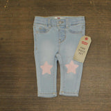 Levi's Baby Girls Star Western Jeans 01N489F Rose blue 3M