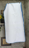 Garland Plush Rectangle Rounded Edge Non-Skid Bath Mat Rug Blue 26 in. x 46 in.