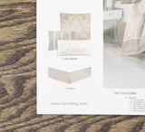 Stratford Park Therese 7-Piece Damask Comforter Set Beige Brown King