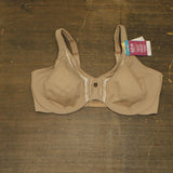 Olga Womens Butterfly Effect Full-Figure Minimizer Bra Toasted Almond Brown 40DD