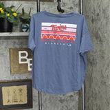 Majestic Minnesota Twins Women's Faded Crew Neck T-Shirt 191907817799 Blue M