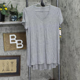 Hue Women's Short Sleeve Relaxed Fit Perfect Legging V-Neck Tee 21298KM