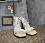 Karl Lagerfeld Paris Womens Cybil High-Heel Sandals Heels Dusty Nude Brown 10M