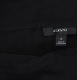 Alfani Elastic Tummy-Control Pull-On Skinny Pants P2947BK194 Deep Black 10