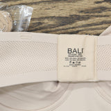 Bali Womens Coolest Smoothing Strapless Minimizer Bra Beige Brown 38D