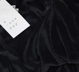 A New Day Womens Mini Velvet Ruched Dress 92085045 Black L