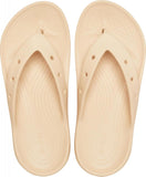 Crocs Unisex Classic Thong Flip Flops 2.0 Shitake Brown 8 Women / 6 Men