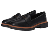 Clarks Westlynn Glow Penny Loafer 26184333 Black Leather 5M