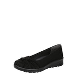 Lifestride Womens Glamour Ballet Flat Skimmers J6150F1 Black 10M