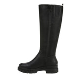 Naturalizer Orchid Lug Sole Knee High Boot I3482S1 Black Smooth 7.5M-WC