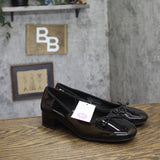 A New Day Ballet Pumps Block Heel with Bow 90510964 Black 6.5W
