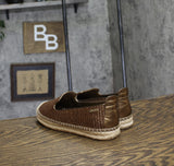 DKNY Womens Mallandra Espadrille Flats K1520470 Brown / Bronze 6M