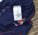 MLB Infant Baby Boston Red Sox #11 Rafael Devers Romper Creeper Navy Blue 12M