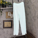 INC International Concepts Knit Tank & Pajama Pants Set Clear Dew Green S