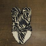 Anne Cole Chic Twist Front Shirred One-Piece Swimsuit Palm Chic Black Multi 8