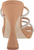 Steve Madden Women's Libbie Heeled Sandal LIBB03S1 Camel Nubuck Brown 10M