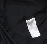Susan Graver Womens Smoothing Essentials Jersey Ballet Neck Shirt Top Black M