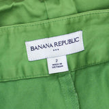 Banana Republic Womens A-Line Stretch Mini Skirt 166f8f575d632d Green 2