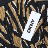 DKNY Womens Pull-On Printed Midi Skirt P43GVOKI Abstract Geo Truffle XL