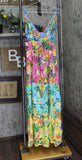 Bar III Womens Tiered Printed Ruffle Cover Up Dress MBSZ24834 Multi Blue XS