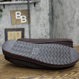 Dluxe By Dearfoams Mens Lith Slide Slippers 88498388 Brown 13