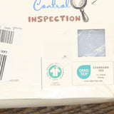 Purity Home Organic 100% Cotton 4-Piece Bed Sheets Set Light Blue Full