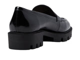 Nine West Womens Maibel 3 Slip On Platform Loafers WNMAIBEL3 Black Patent 8M