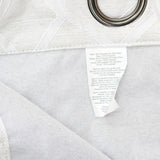 ZUZIFY Grommet Patterned Blackout Thermal Curtain Panel Light Brown 50x84