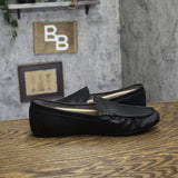 Aerosoles Faux Leather Over Drive Loafer OVER-DRIV Black 11M