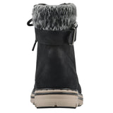 Cliffs By White Mountain Lace-up Hiker Style Buckle Ankle Boots Booties Black 7M