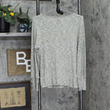 Ny Collection Women's Long Sleeve Criss Cross with Wide Cuffs Top MHAU6818