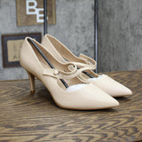 Journee Collection Womens Sidney Pump Heels Shoes Ivory Off White 8.5M