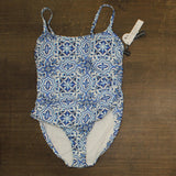 La Blanca Alboran Sea One-Piece Swimsuit LB5RN24MW Blue Multi 18W
