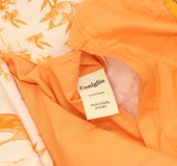 Coniglio Palm Beach Duvet Cover and Sham Set Cranes Persimmon Orange Queen