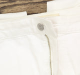 Me By Jennie Garth Piece Dye Full Length Flare Jeans A682345 White 20W