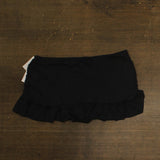 La Blanca Womens Island Goddess Skirted Swimsuit Bikini Bottom Black 16W