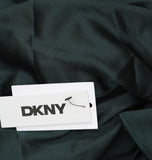 DKNY Womens Faux-Wrap Puff-Sleeve V-Neck Dress DD4HTC02 Pine Green 10