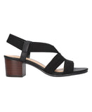 Bella Vita Women's Block Heel Sandal Heeled JODI Black 11W