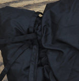 Wild Fable Womens Bow Full Zip High Neck Quilted Puffer Jacket 94658795 Black M