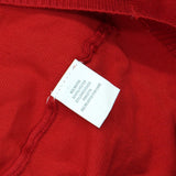 Ny Collection Women's Boat Neck Front Ruched Sweater Dress MSVD0433 Red XL