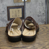 Clarks Women's Collection Laurieann Bella Flat Sandals Dark Tan Brown 7M
