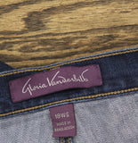 Gloria Vanderbilt Amanda Classic Tapered Jeans 30062705 Madison Blue 18W Short