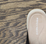 Easy Spirit Womens Amari Sporty Flat Slide Sandals Black 9M