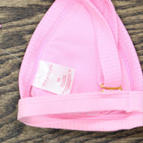 Xhilaration Juniors Sustainably Made Ribbed Triangle Bikini Top 78787862 Pink XS