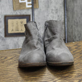 Dunes Womens Kimball Ruched Block Booties 1678ab6664a35b Gray 9M