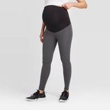 Isabel Maternity By Ingrid & Isabel High-Rise Active Maternity Leggings Gray XS