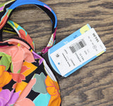 Swim Solutions Print Underwire Tankini Swim Top Floral Frenzy Multicolor 18W