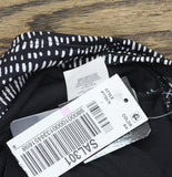Island Escape Magnolia Twist-Front Underwire Swim Dress P770576 Black Multi 22W