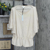 Prologue Women's Batwing Short Sleeve Blouse 556515